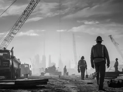AEC workers, blurred