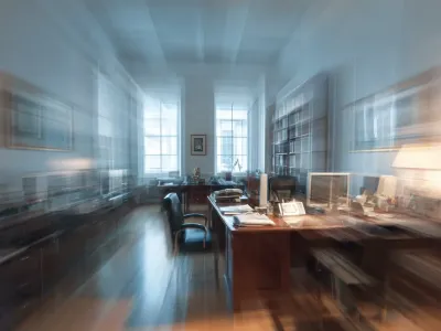 Law office, blurred