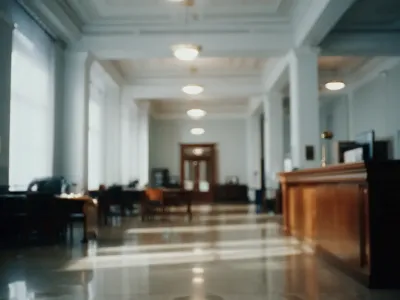 Govt offices, blurred